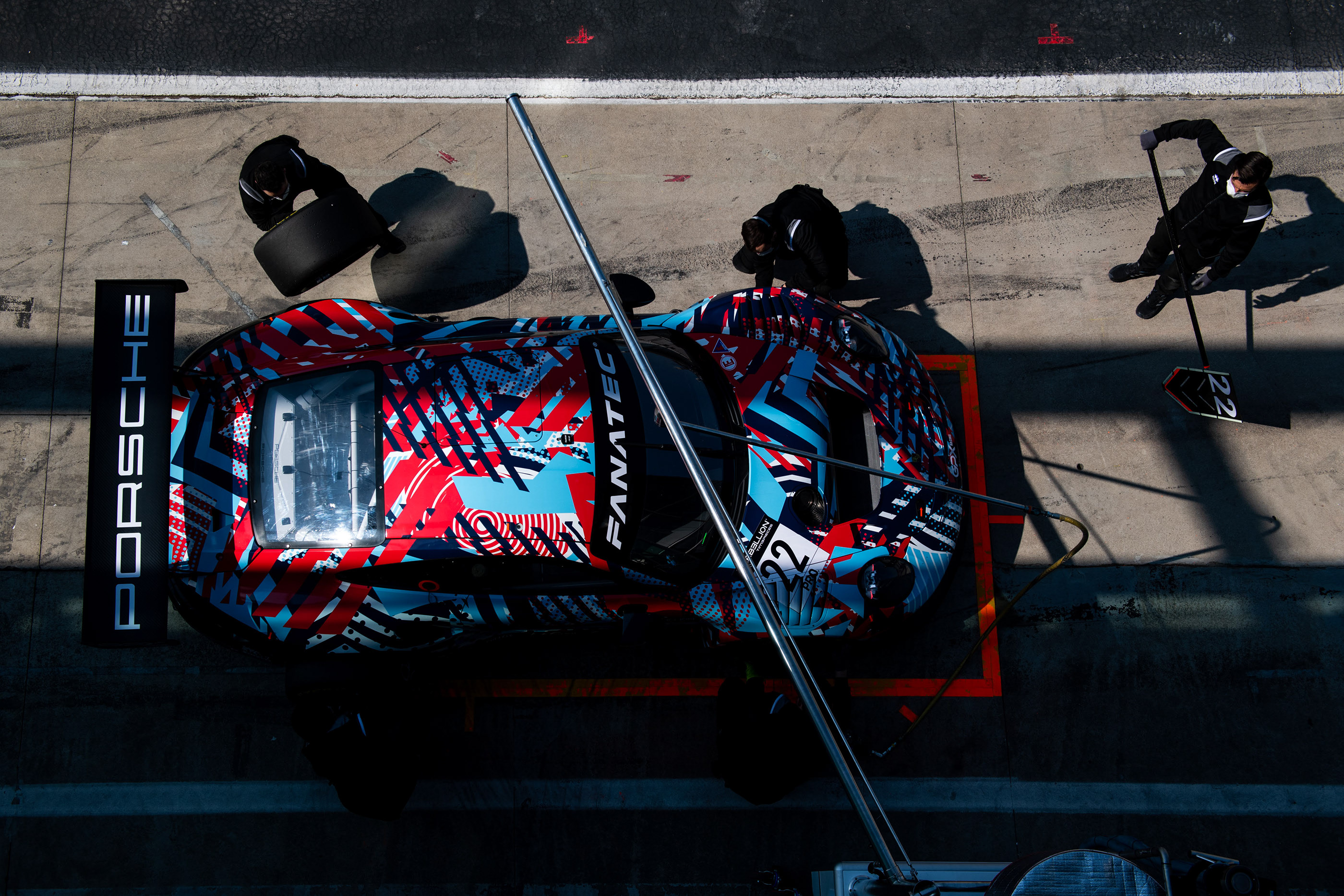 Porsche GPX Dazzle Camo : la Martini Racing bien cachée