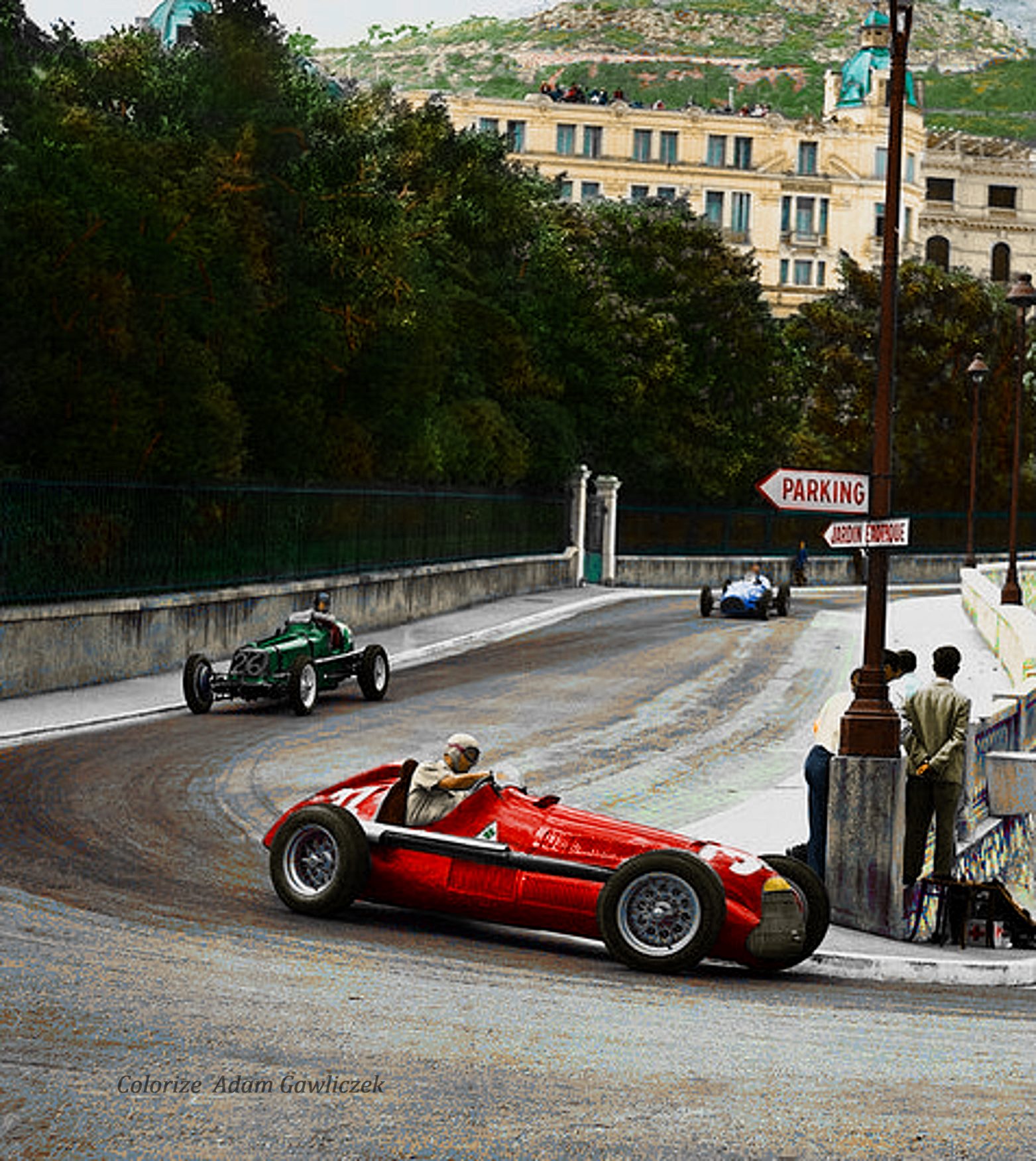 Un Grand Prix de Monaco colorisé
